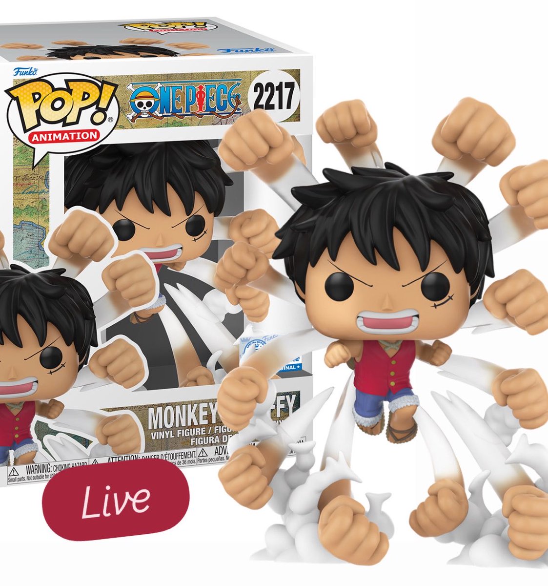 FunkoPOPsNews's tweet image. Now Live at the Funko Shop! Luffy (Gum-Gum Gatling) POP! 👊💥Unleash a flurry of blows with the future King of the Pirates!

   Linky ~ fnkpp.com/FSOP

#Ad #FunkoPOPNews #OnePiece #Luffy #Anime