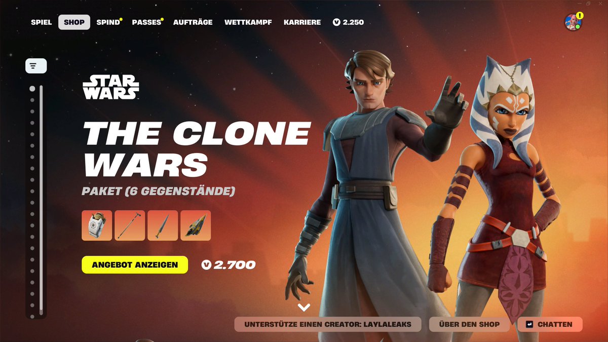 Layla_Leaks's tweet image. The Cone Wars Skins sind nun Verfügbar!

fortnite.com/item-shop?crea…

Nutzt gerne meinen CC LaylaLeaks &amp;lt;3 #ad