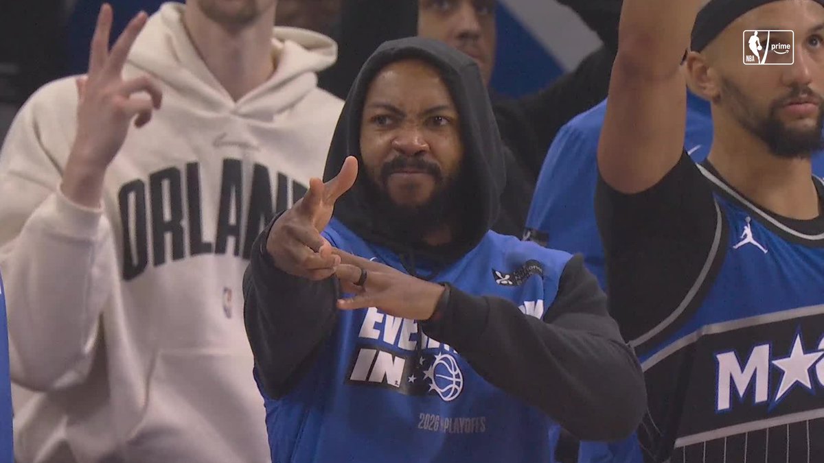 NBAonPrime's tweet photo. VIBES ARE HIGH IN ORLANDO https://t.co/SIdLOfaSky