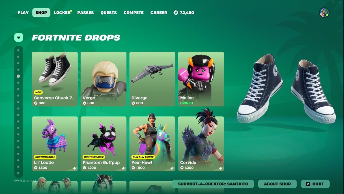 SanTaitoFN's tweet image. 🚨 NEW KICKS OUT NOW 🚨 

- Converse Chuck 70 Canvas 'Black'

🩷 Please, use the code 'SANTAITO'
🫶 It helps me to maintain this account! #ad