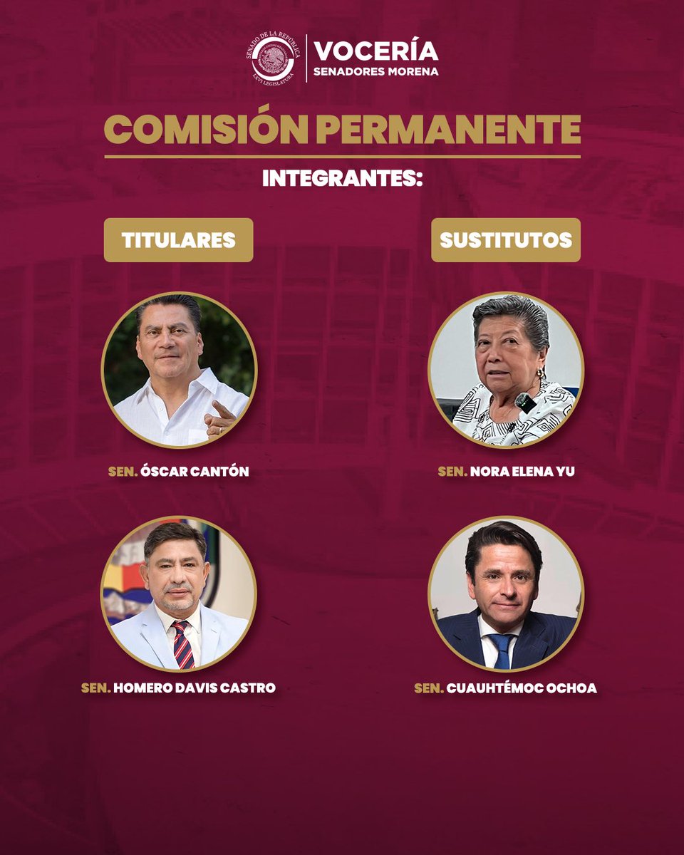 Senadores Morena tweet media