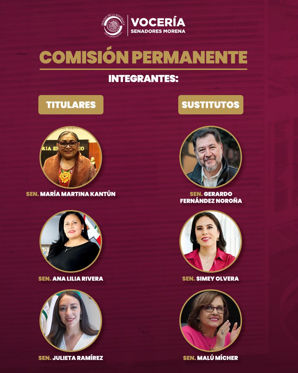 Senadores Morena tweet media