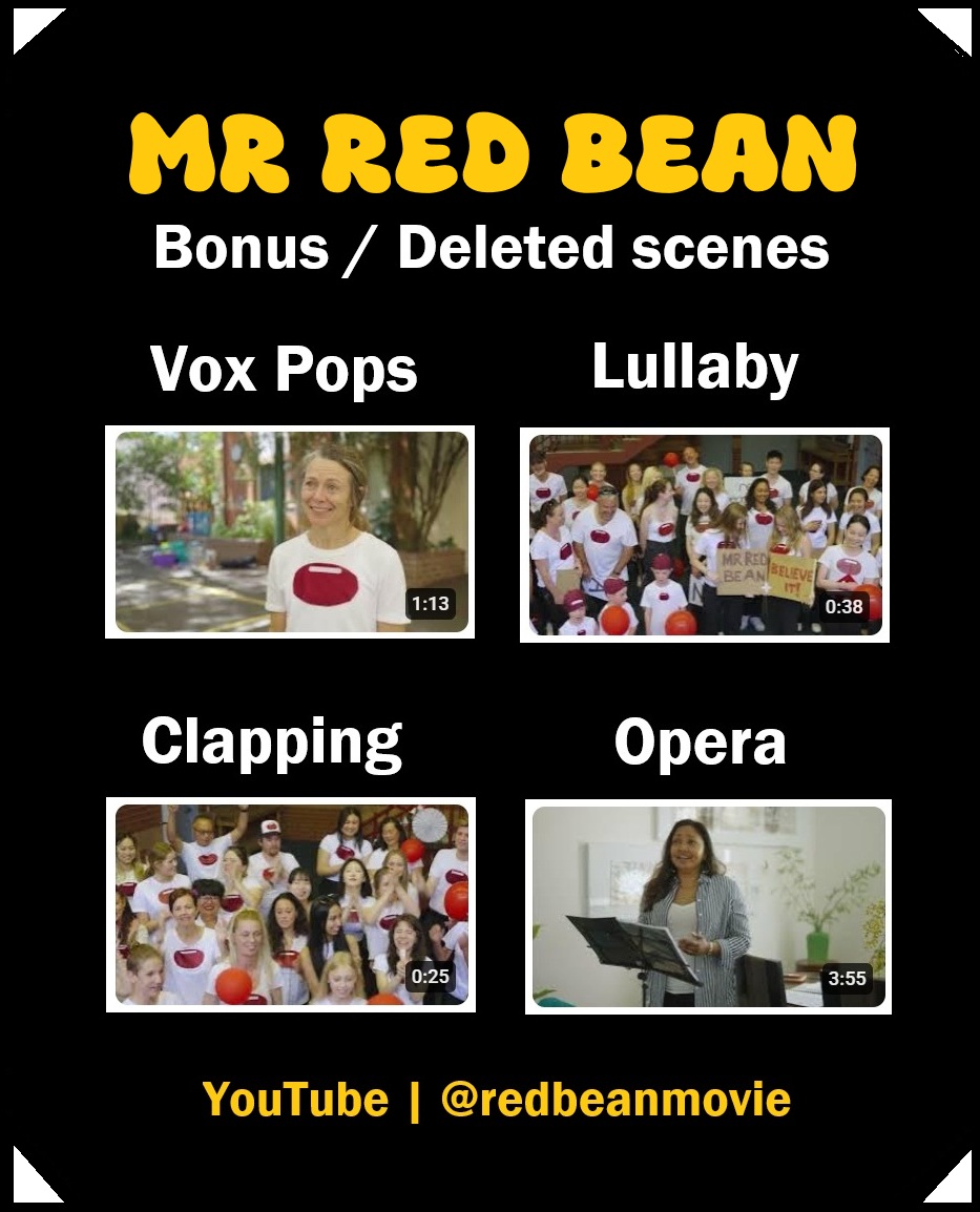 tonynafa's tweet photo. Here’s a selection of bonus /deleted scenes from the movie MR RED BEAN. On this playlist are: Vox pops | Lullaby | Clapping | Opera 
https://t.co/r2cUHPoMP8 https://t.co/nDZkOoCnTq
