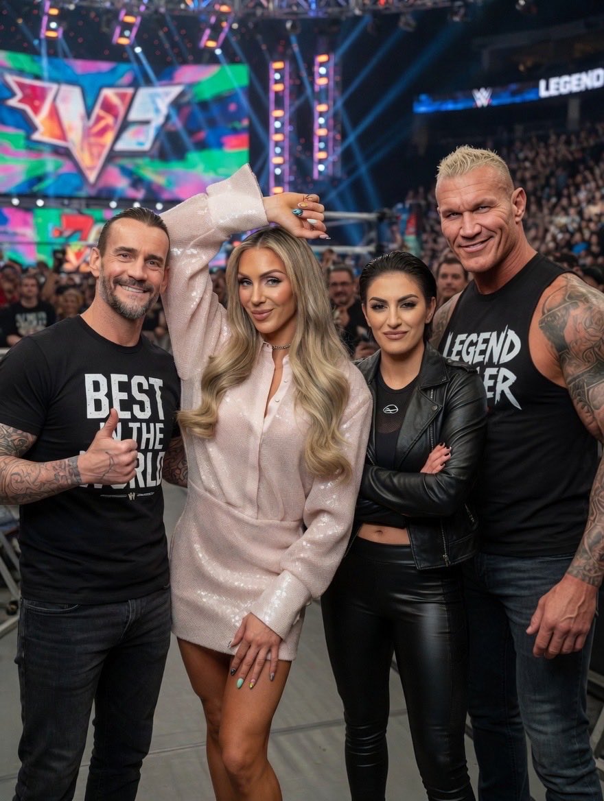herqueenways2's tweet photo. With my sister @sonyadeviljv and my brother @hiscmpunkways1 and @theviperofwwe2_ https://t.co/vhpecaKfNW