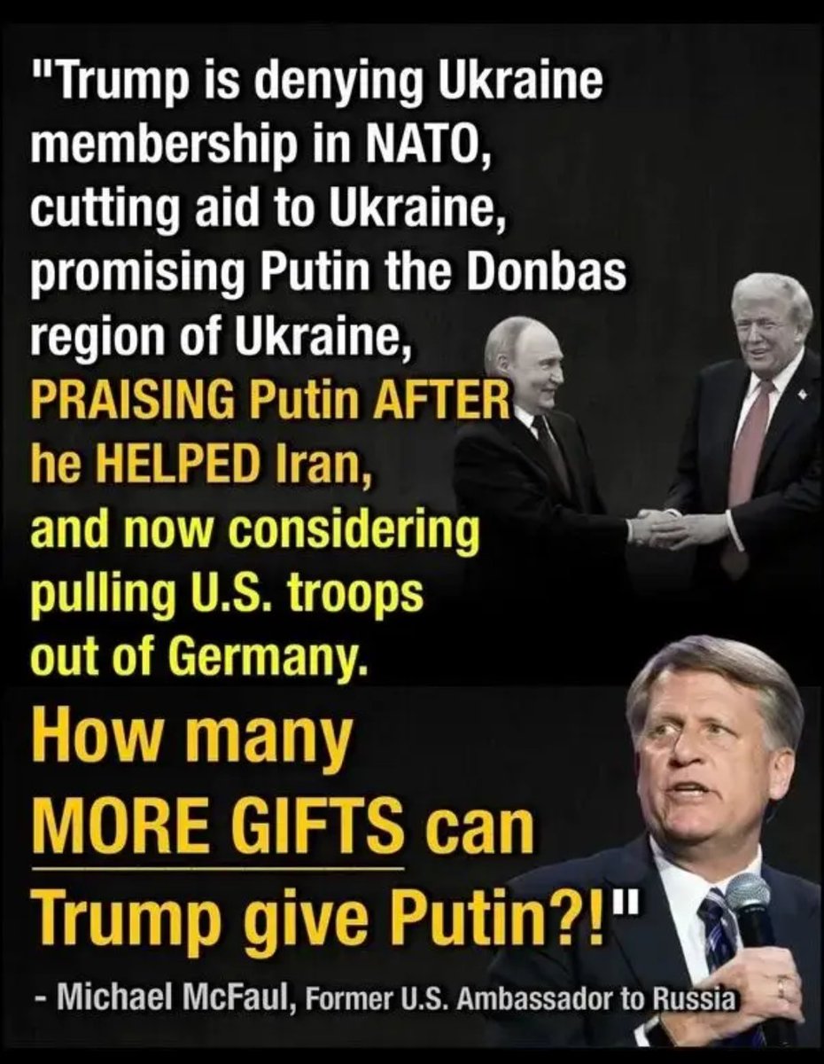 EHudd97's tweet photo. How can any patriotic American support all of these pro-Russia decisions/actions being taken by our own POS POTUS?!!! https://t.co/ejB4nAgN7D