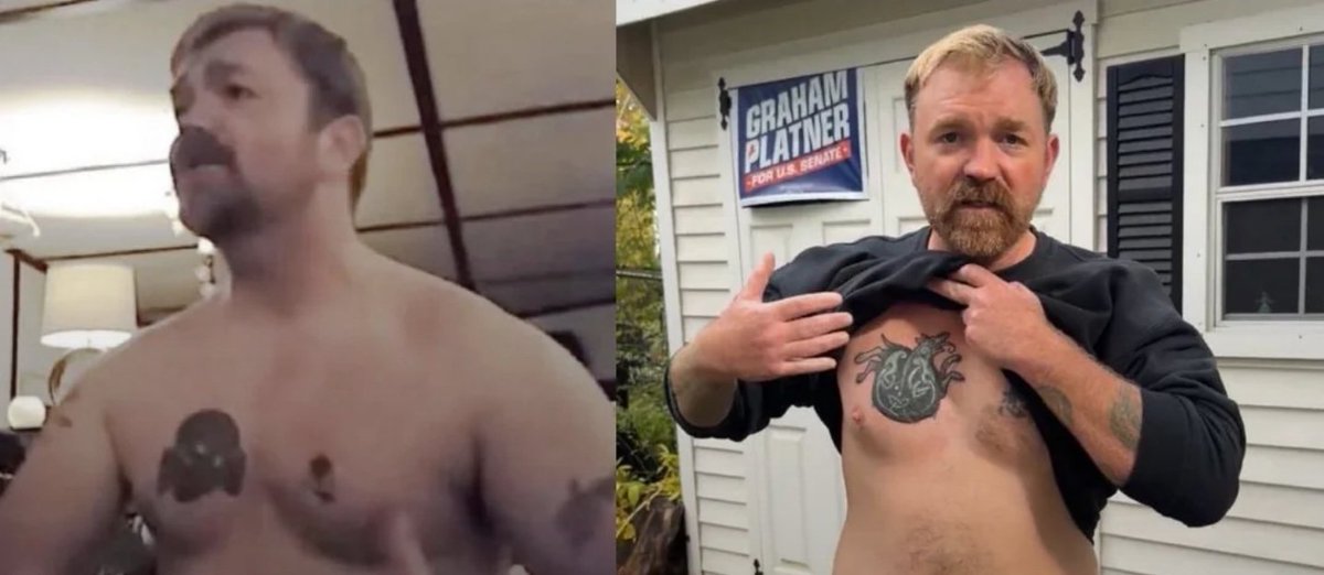 ParodeezN's tweet photo. @WesternLensman He had such a nice Nazi tattoo. https://t.co/qWCgBd0ZYd