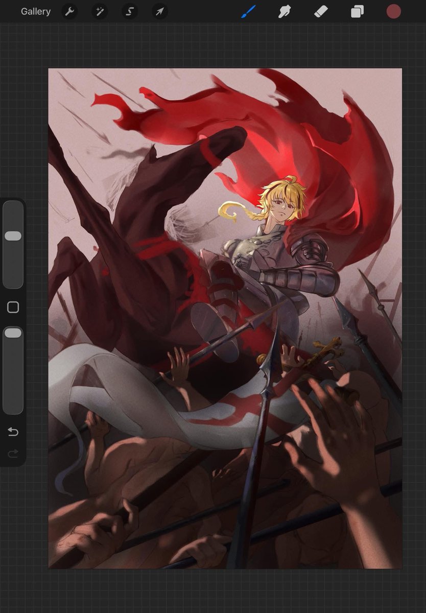 FicWeii_N's tweet image. WIP  Richard the Lionhearted from Fate Strange Fake 

#fanart #artwork #illustration #fatestrangefake