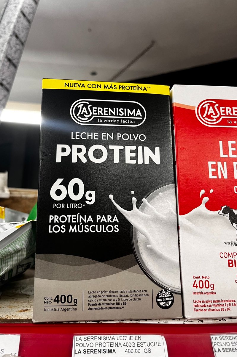te descuidas un segundo y la serenisma saca una leche con 3838g de proteina