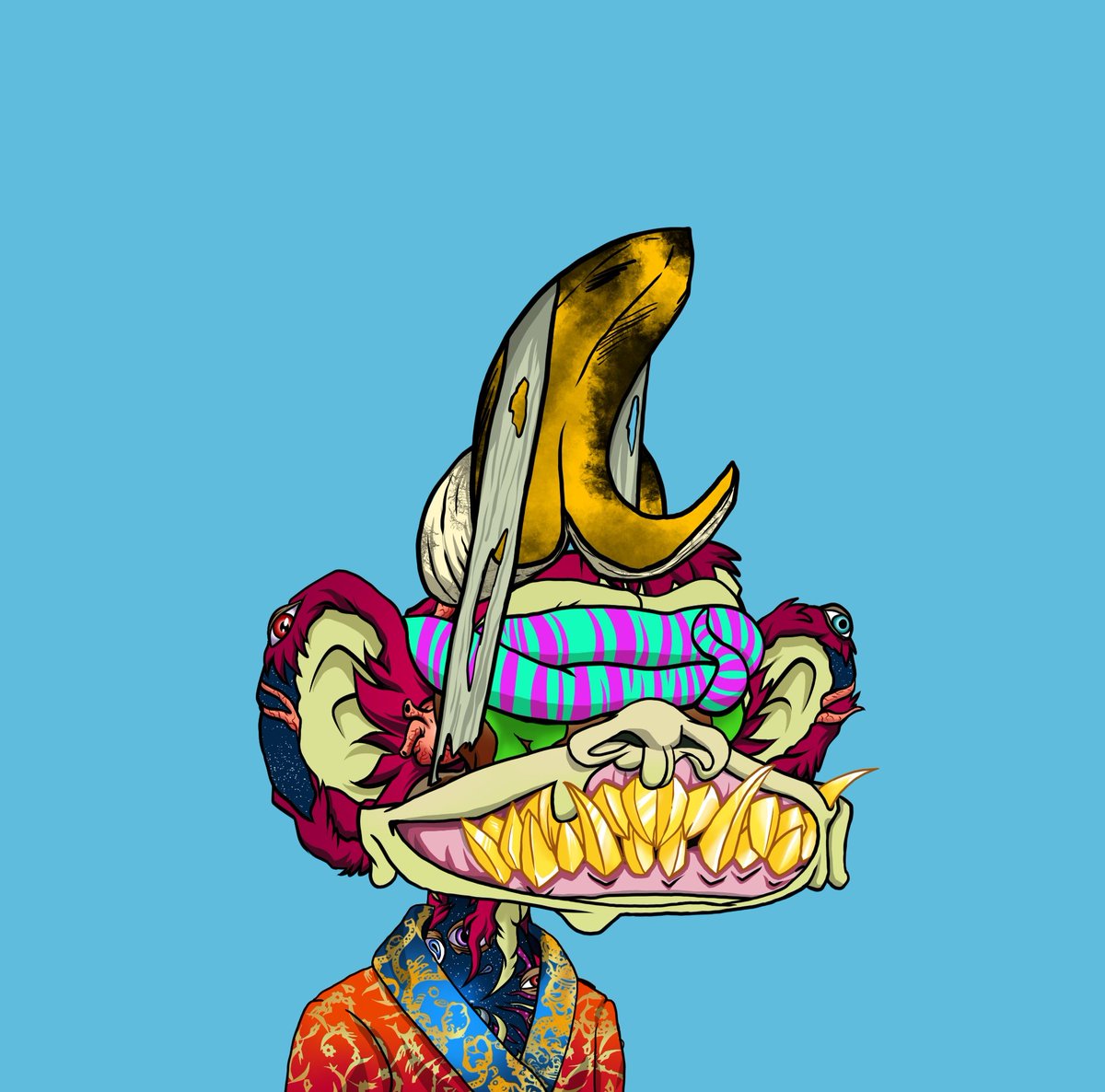GoDaveX's tweet photo. Gotta love a gold grill, DMT, with a banana top. 🔥🔥🔥
Happy Friday!
@LilMutants @LilApesNFT @BoredApeYC https://t.co/3yRbXz1oga
