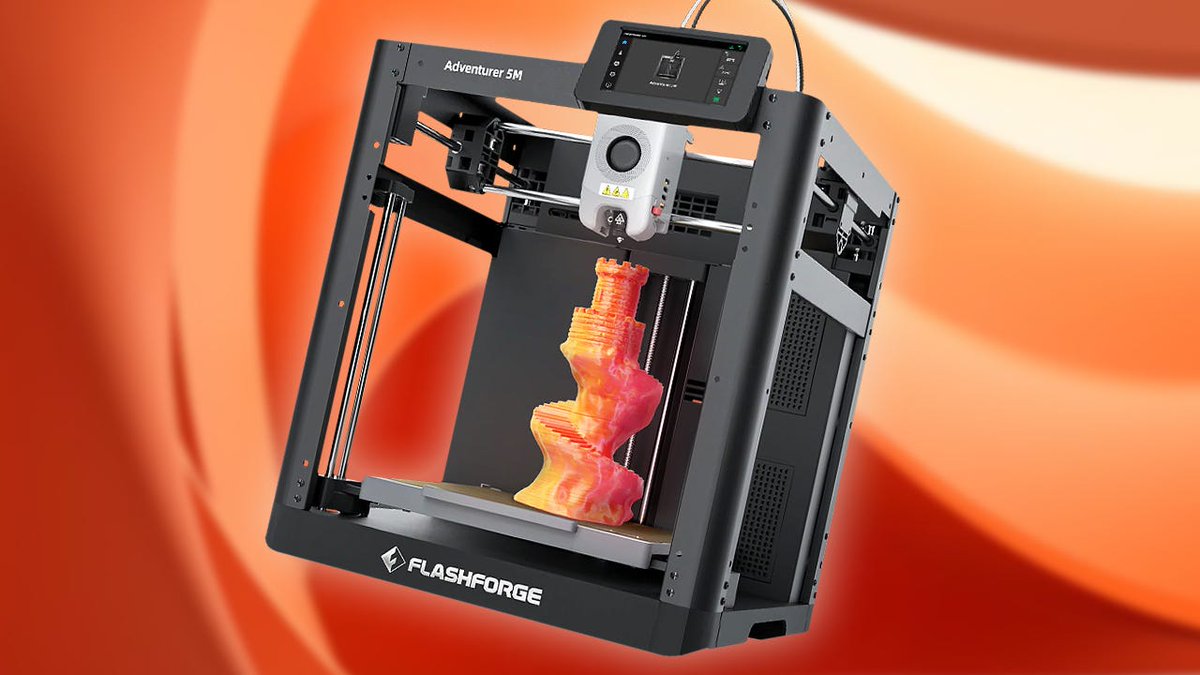 This beginner-friendly Flashforge Adventurer 5M is easily the best 3D printer priced under $150. bit.ly/3OCQZPZ