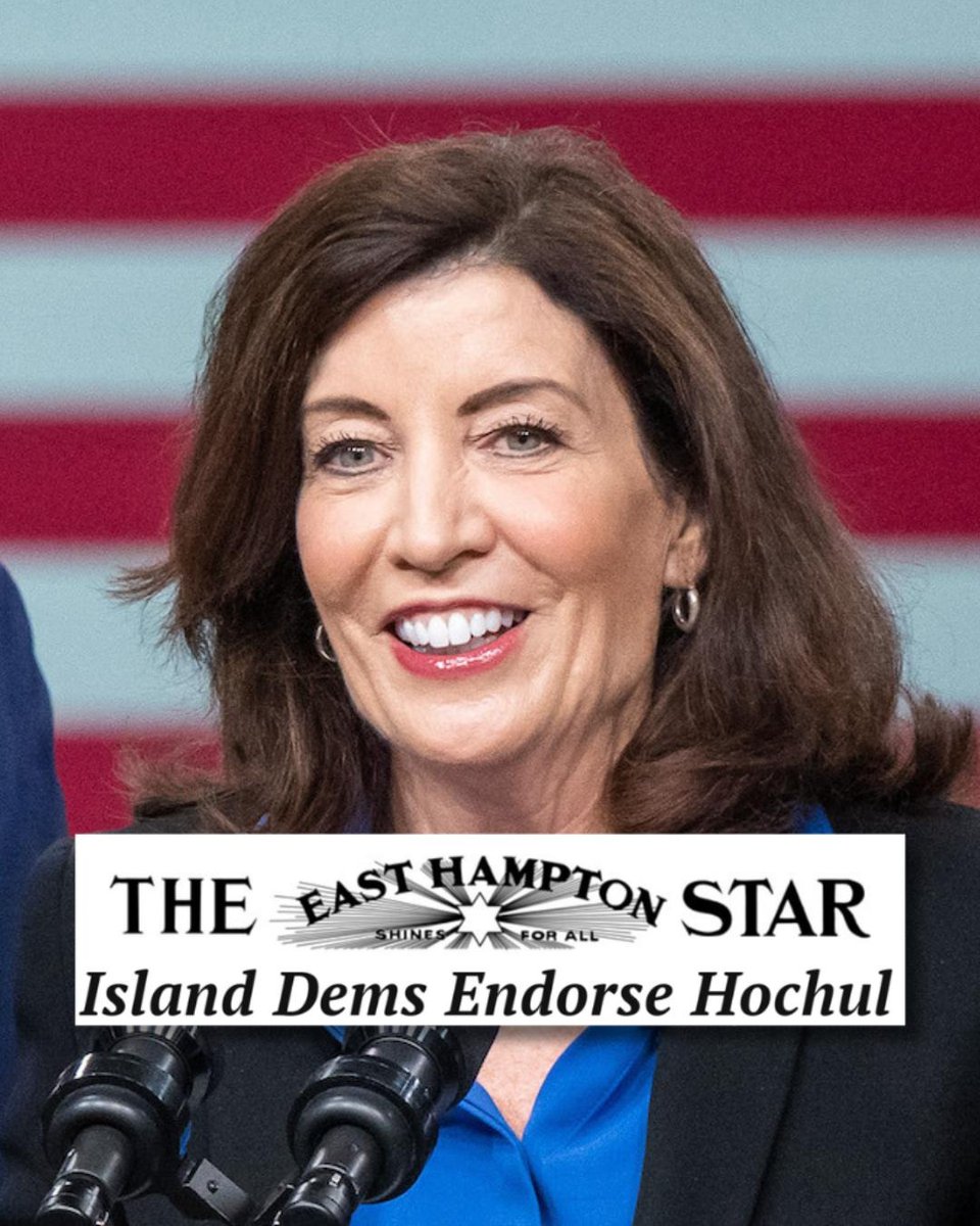 TeamHochul's tweet photo. Long Island leaders know Governor @KathyHochul is the fighter New Yorkers need. https://t.co/OSaI3kQIJW
