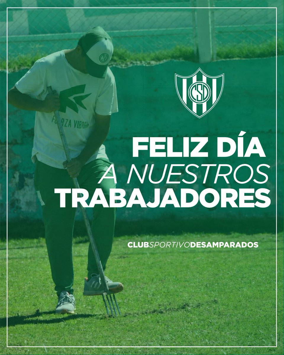 💚 Feliz dia del Trabajador!

#VamosDesamparados