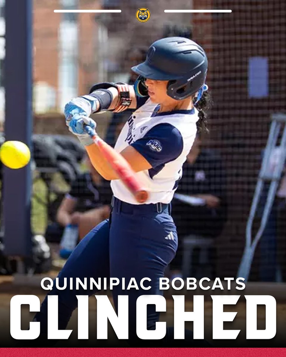 MetroConfSports's tweet photo. CLINCHED!

@QU_Softball secures a spot in the 2026 MAAC Softball Championship Field!

#MAACSB https://t.co/iwGtshVwt5