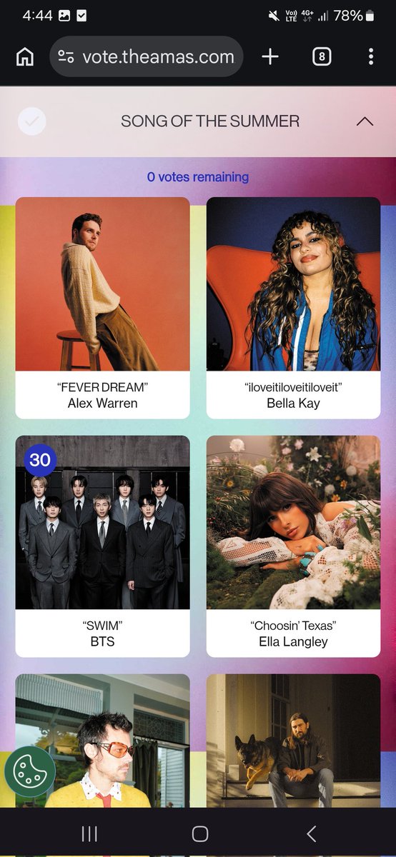 lime_snowfall's tweet photo. Done voting for BTS before I prepare to go to Glorietta for the Spotify Swimside event 💜 https://t.co/xaVd3ppxV5