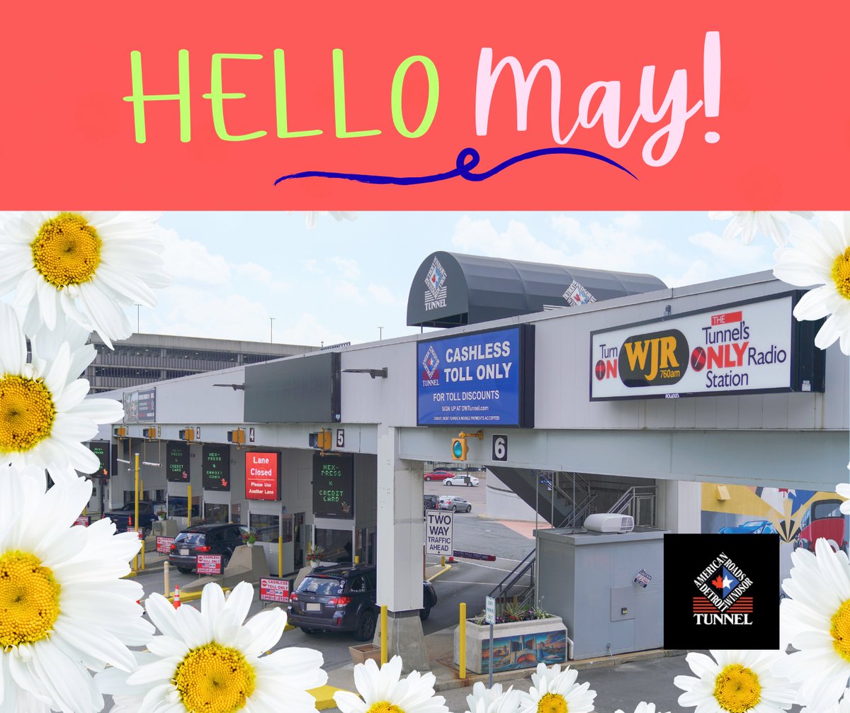 DetWinTunnel's tweet image. 🌸 Hello, May!

12,000 vehicles a day. 4M+ crossings a year. 🚗 We’re proud to keep you moving.

Today we also recognize physicians for Canada’s #NationalPhysiciansDay—thank you for keeping our communities strong.

Here’s to new journeys ahead.

#ConnectingCommunities
#FunTimes
