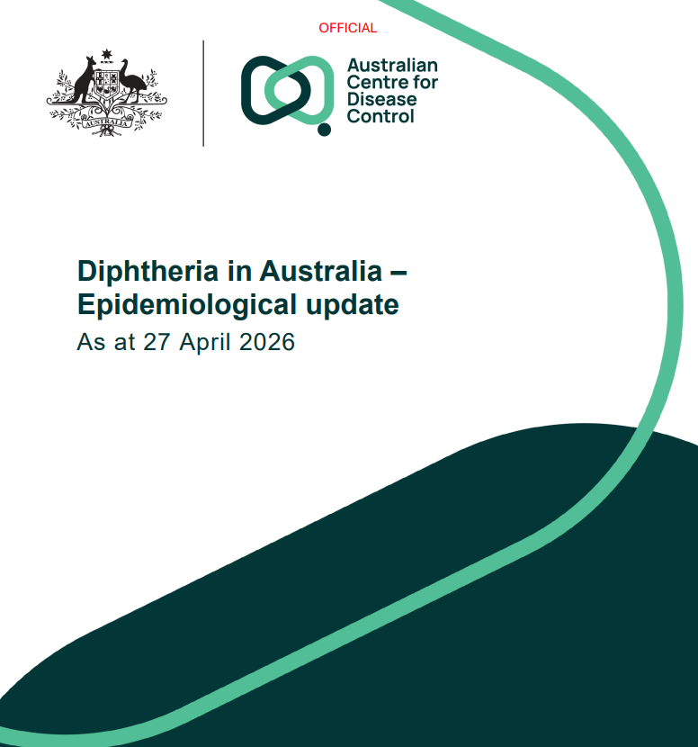 BigBadDenis's tweet photo. Diphtheria in Australia – Epidemiological update - 27 April 2026

🔹A total of 117 confirmed cases of diphtheria have been notified in Australia in 2026.

🔹In the past fortnight, 37 cases have been notified, with diagnosis dates ranging from 11 March to 21 April 2026. https://t.co/c4dU9aBpgm
