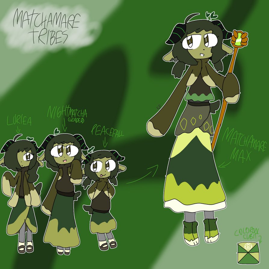 GodofMai's tweet image. 🍵🐏MATCHAMARE TRIBES🐏🍵

This Matcha Had a Green Tea But In a Our Nightmare Like an Matchamare, That It Controls of a Nightmare-ish of a Dark Despairs!
#Mixels #Mixelsnextgeneration #Crossover #Mashup #Cookierun #Matchacookie #Fanart #Mixeljinkaofaday @DJessnyan