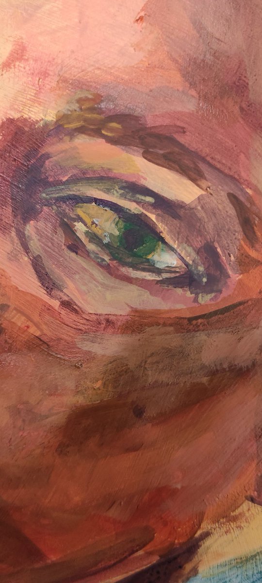 LittleShyPeach's tweet image. Eye👁️👄👁️

I’ll be posting the full image on Instagram, so if you don’t want to miss it, make sure to check it out there too. 📸✨
instagram.com/little_shiny_p…

#wip #guache #paint #traditionalart