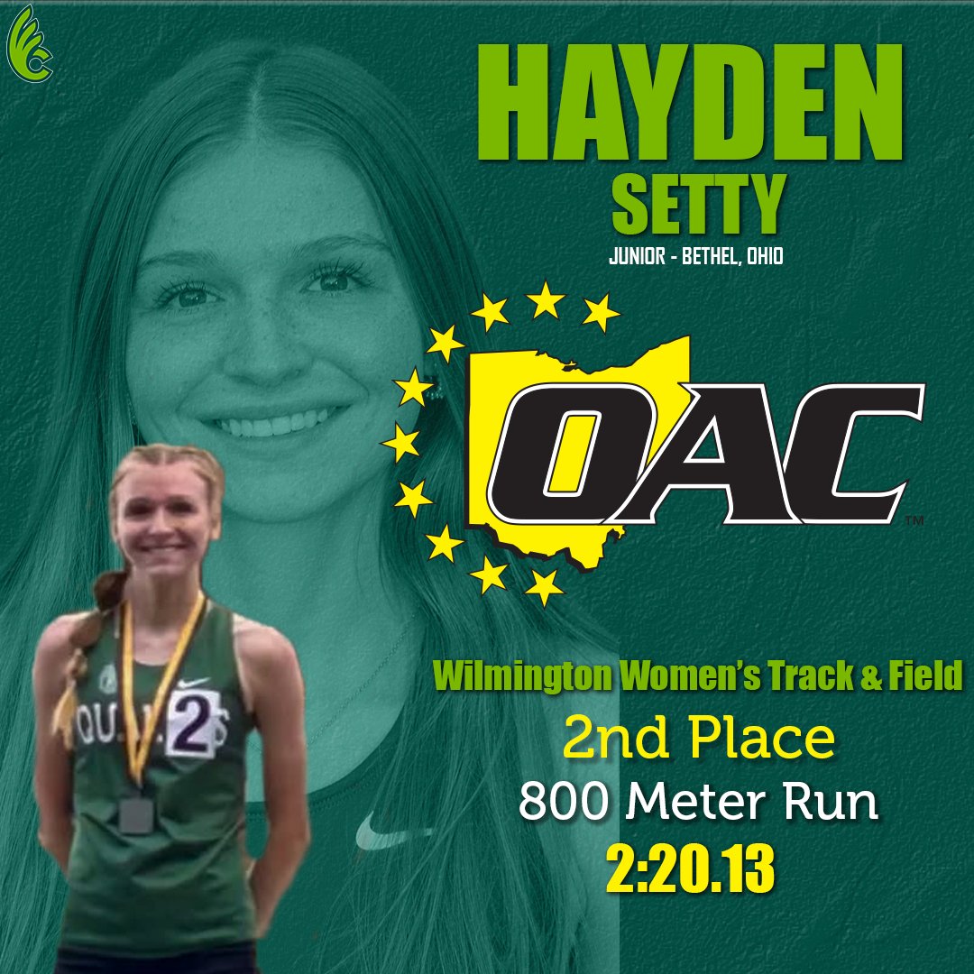 DubCQuakers's tweet photo. Four Quakers from #QuakersWTAF finish as All-Conference performers today on day two of the OAC Outdoor Track &amp; Field Championships! @DubC_XCTR #WeAreDubC #experiencewilmingtoncollege https://t.co/11BeEapgsj