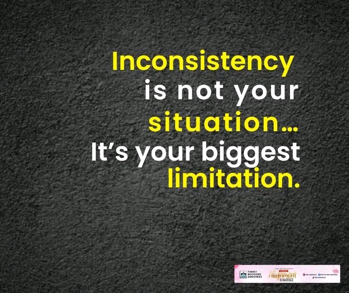 ChristianUgonwa's tweet image. Inconsistency is not yigr situation it is your biggest limitation 

#Finances #quotes #MotivationalTweets