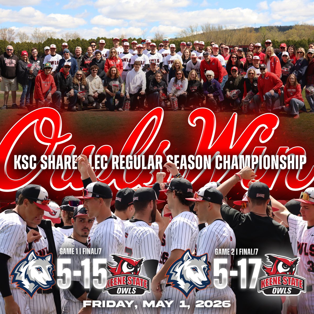 🦉🔴 Keene State Athletics tweet media