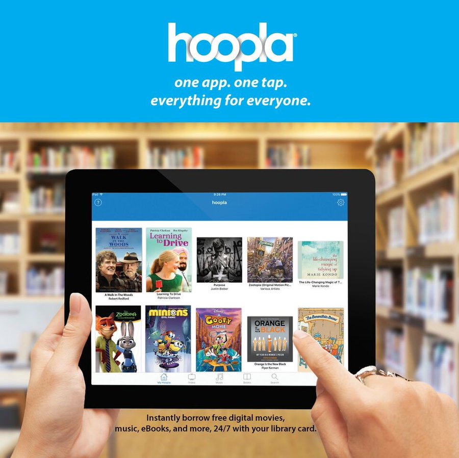WoodlnHillsLAPL's tweet image. #DYK that you can download and/or stream a whole host of goodies using the hoopla app? It's FREE with your #LAPL card. Movies, TV shows, eBooks, eAudiobooks, Comics &amp;amp; more are available to borrow instantly. Need help getting set up with hoopla? Just check with your local branch.