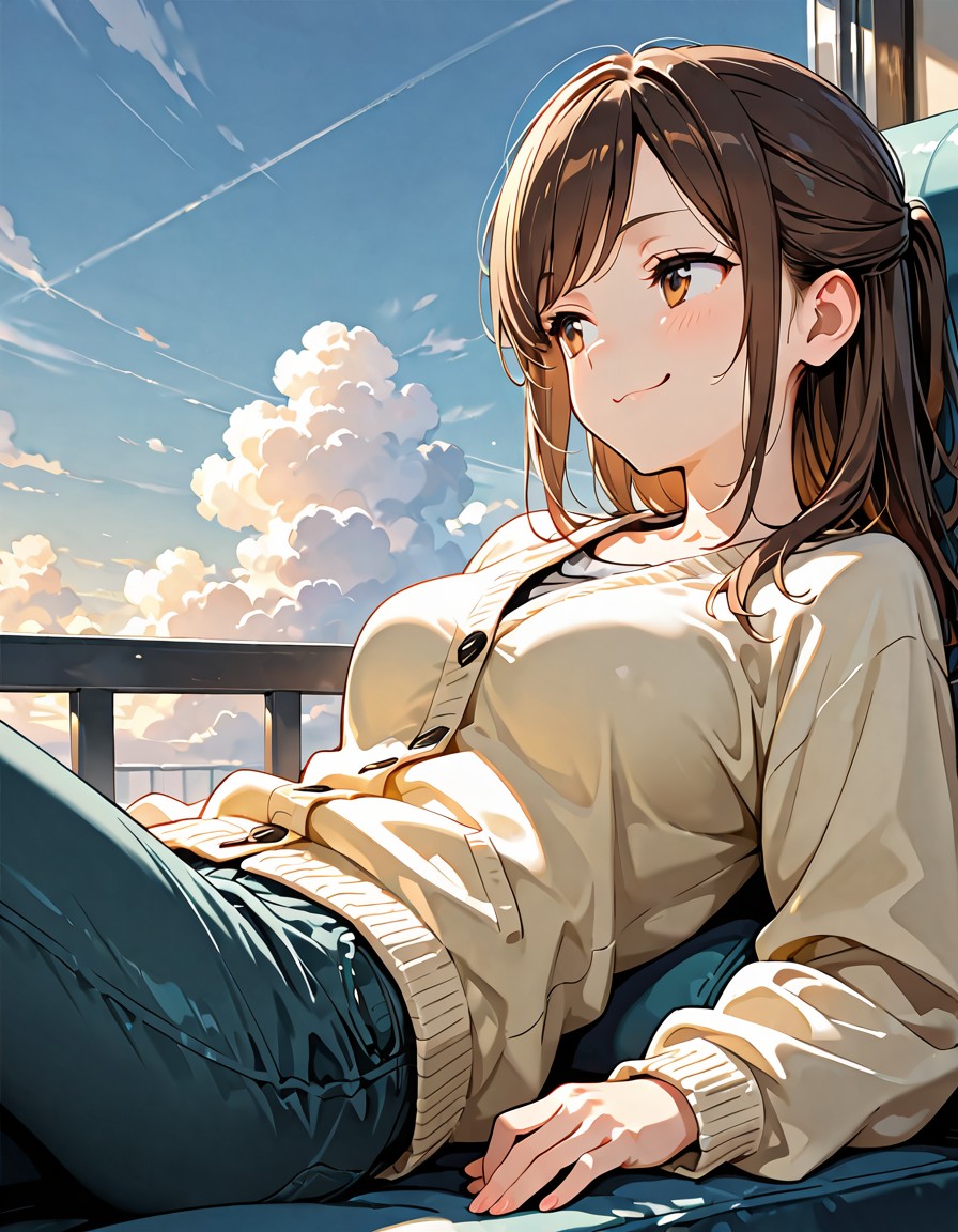 Daice_AICA's tweet photo. #夕崎はるか
#AIイラスト︎ 
#AIart
おはようございます～♪ https://t.co/mySvYB35ps
