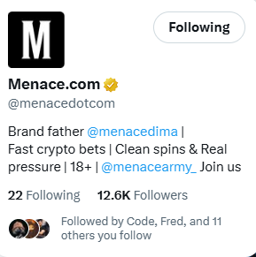 Novixxx0's tweet photo. @BizDevKevv @menacedotcom Followed both

menace: Noviporem https://t.co/ywB727uO2C