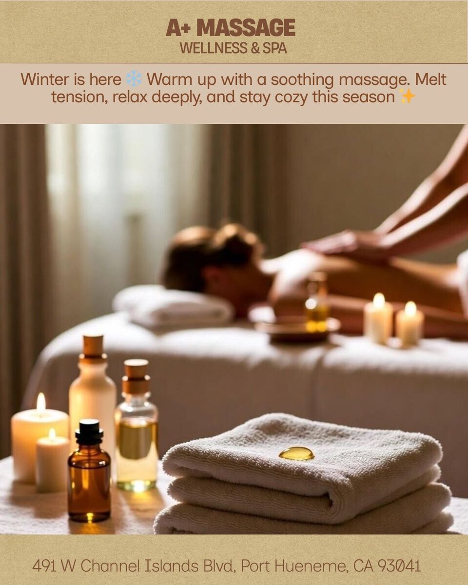 AplusMassage491's tweet image. 💆‍♀️ Weekend Massage – Relax &amp;amp; Recharge 🌿
Unwind, relieve stress, and feel refreshed for the week ahead.
🎁 FREE BONUS:
Hot Stone • Aromatherapy • Hot Oil
📞 (805) 985-7788
🚶 Walk-ins Welcome
#WeekendVibes #asianMassage #Relax #Wellness #StressRelief #oxnardmassage #spaday