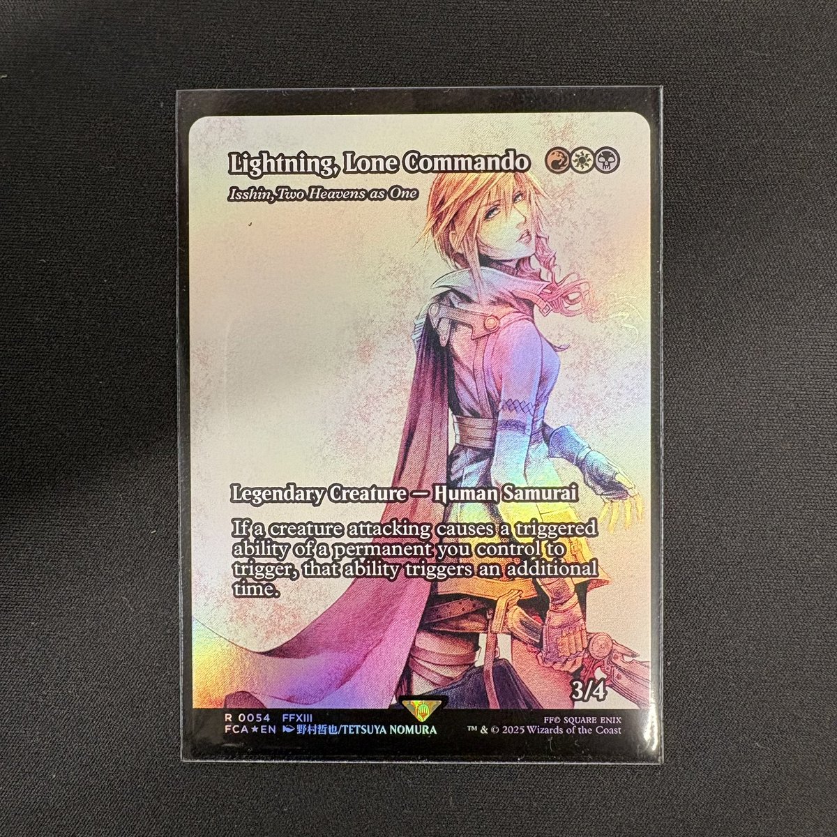 TCGplayer's tweet image. Ok, so this was my pickup for day one of #mcvegas. I’ve been wanting this card for a minute now and I saw it and I went for it. Help me build a the deck: what’s going in the 99?

#mtg #magicthegathering #mtgcommunity #mtgxfinalfantasy