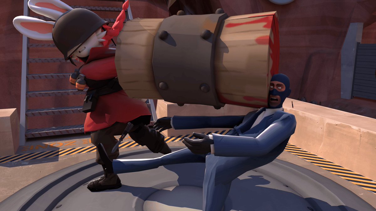 OnyxNuva's tweet image. #blender #3d #teamfortress2 #bunnygirl #furryart

Poppi decided to try out some clothes and weapons from the TF2 universe. She certainly has taken to the universe well.

- Poppi: @MonsterBoxENT
- TF2 assets by Valve
- Assets provided through TF2Trifecta &amp;amp; hisanimations