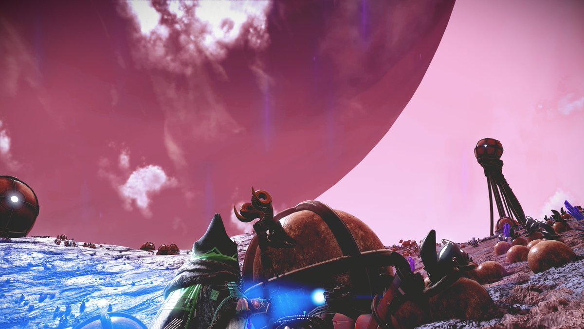 Andr3Ag0g's tweet photo. Scenes from the stellar frontier
#SpaceSaturday #NoMansSky #NoMansSkyRemnant #PhotoMode #VirtualPhotography https://t.co/9eFrgaT5Xc