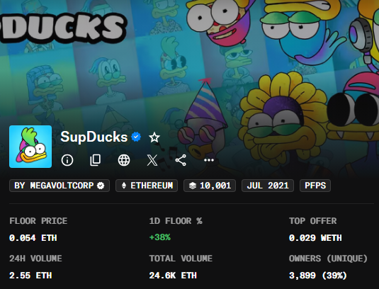 CryptoGorilla's tweet photo. The Adam effect

SupDucks back to 0.054eth https://t.co/BUvWdcrDMr