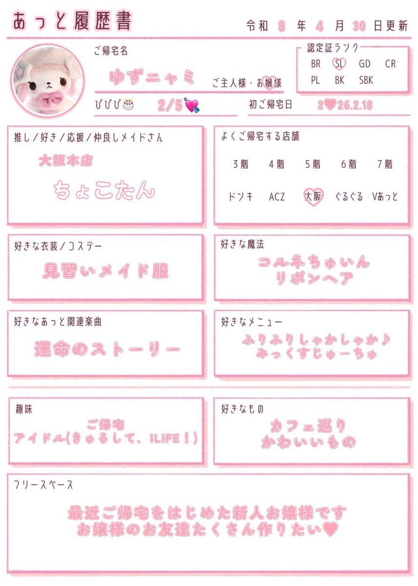 ゆずﾆｬﾐ tweet media