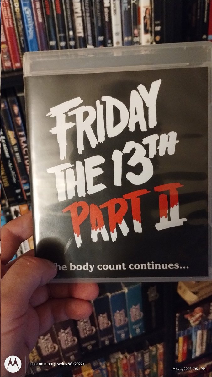 annericelover's tweet image. #HAPPY45THANNIVERSARY TO #FRIDAYTHE13TH2 (1981) 
Iit's the 45th anniversary of one of my favorite sequels in the F13TH saga. May 1, 1981 to be exact &amp;amp; it's appropriate that it's on a Friday. 
@F13thFranchise @Friday13thGame #PhysicalMedia 
#BluRay #F13thBluRay