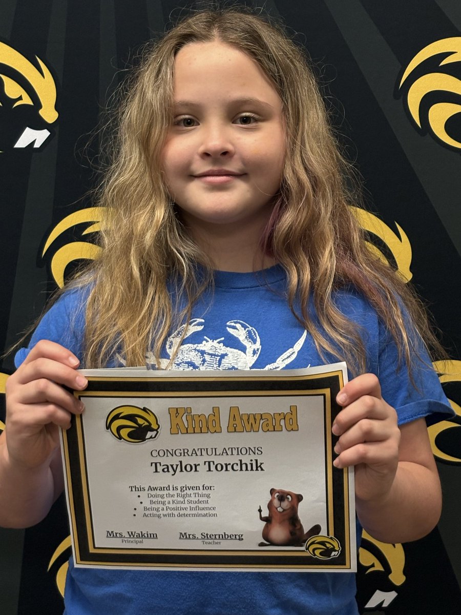 MelridgeElem's tweet photo. Congratulations to our kindness award winners for March and April!  These kids make Melridge a great place to be! https://t.co/bGPlmKMf0w