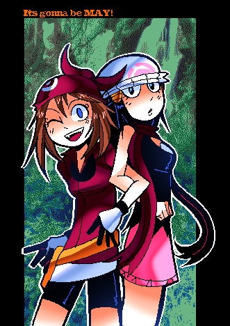 Rettsprite's tweet image. its gonna be #may #pokemon #dawn #nuggetsjuegosdivertidos