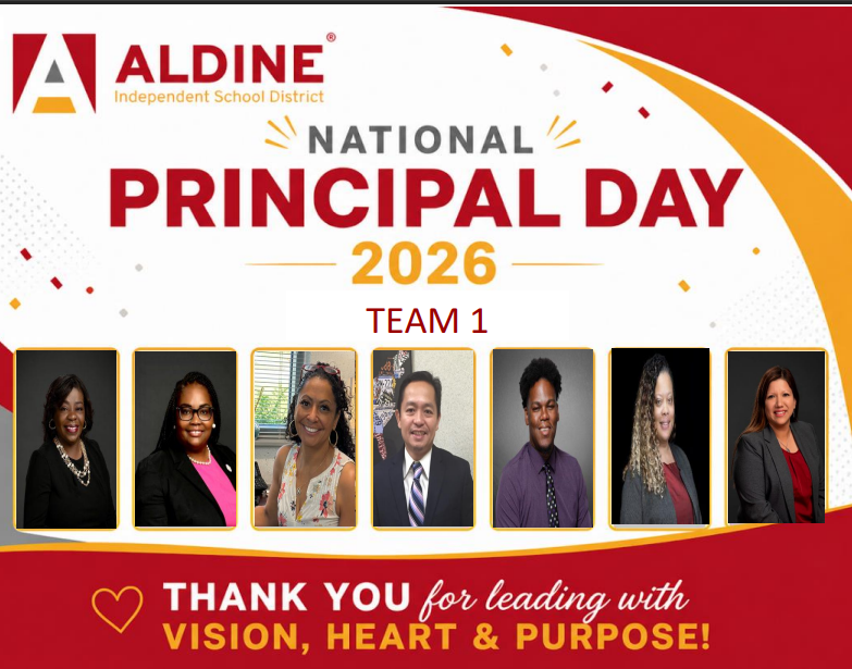 SADubberke's tweet photo. This year, your unwavering commitment has been our anchor, and your tireless dedication has been our inspiration. Thank you for turning every challenge into a stepping stone for your school’s success. Happy Principal Day to Team 1 Principals.@DiakaMelendez @AldineISD https://t.co/xoa7wgzoP4
