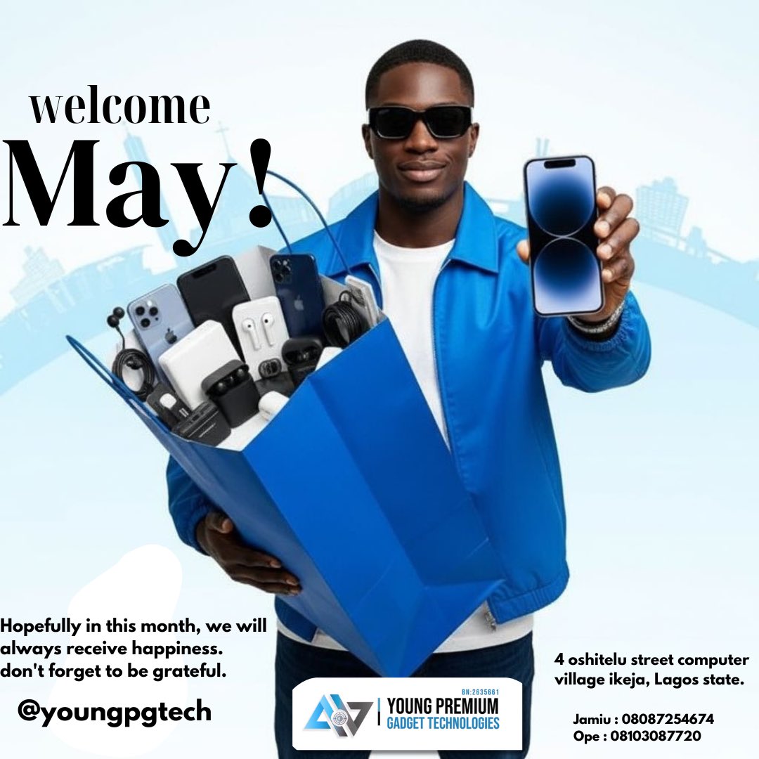YOUNGPGTECH's tweet photo. Happy New month… 
#youngpgtech
#may https://t.co/TvPPRwIuo4