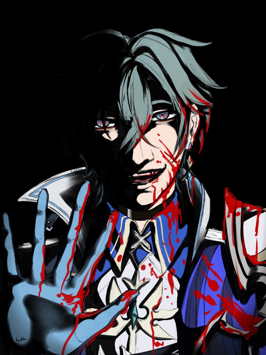 AngstyAcee's tweet photo. Lohen sketch #Lohen #GenshinImpact #art https://t.co/XijJ4wi12W