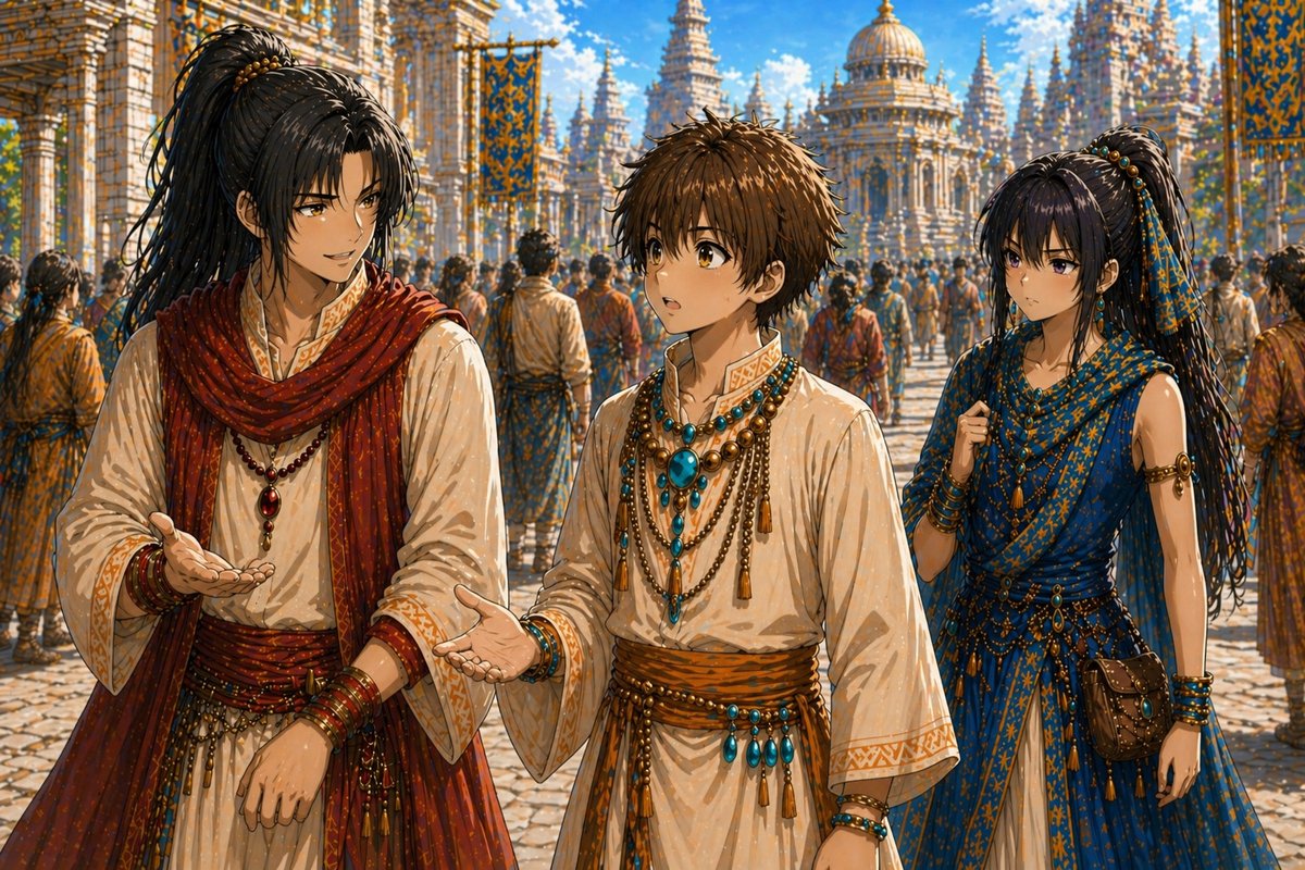 kosetsu_bunko's tweet photo. 連載第2話、公開されました。

南インドの大都市を舞台に、
一人の少年が“世界の真理”を探す旅へ。

▼第2話はこちら
https://t.co/cMtRBIhUVl

5/4 文学フリマ東京42では
第4話まで収録した試し読み冊子を配布します。

一足先に、物語の先へ。
#文学フリマ東京42 https://t.co/It3RzKDYo9