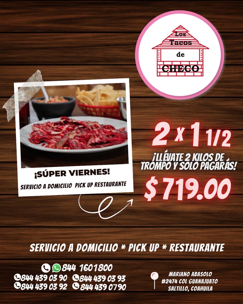 Los Tacos de Checo tweet media