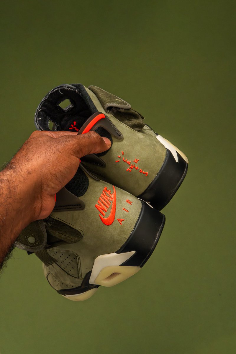 Joshuabmxtv's tweet image. What your take on this ? #KOTD 
Jordan 6 x Travis Scott “Olive” 🌵✨
#sneakers