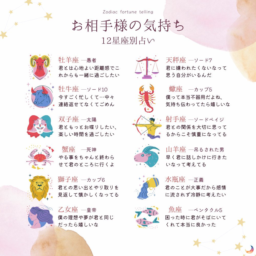 シロナ︎🌟タロット占い tweet media