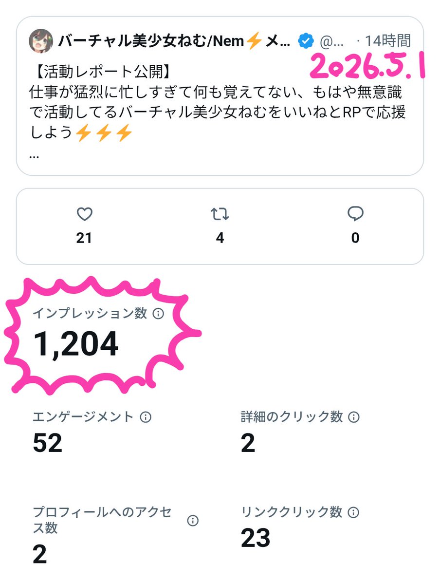 バーチャル美少女ねむ/Nem⚡5/31までSNS推し本大賞2026参戦中！ tweet media