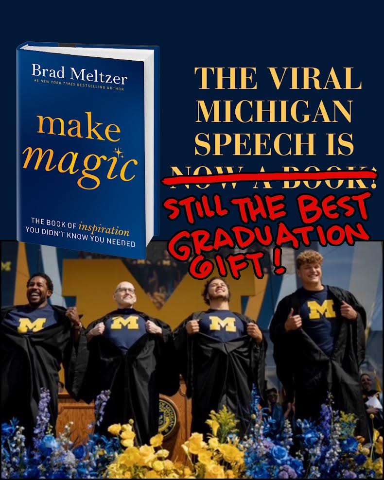 bradmeltzer's tweet image. Stop buying gift cards! Give some inspiration and buy Make Magic here: bit.ly/MakeMagicM. It really is The Little Book of Inspiration You Didn’t Know You Needed. 

#graduation #inspiration #love #books #fyp