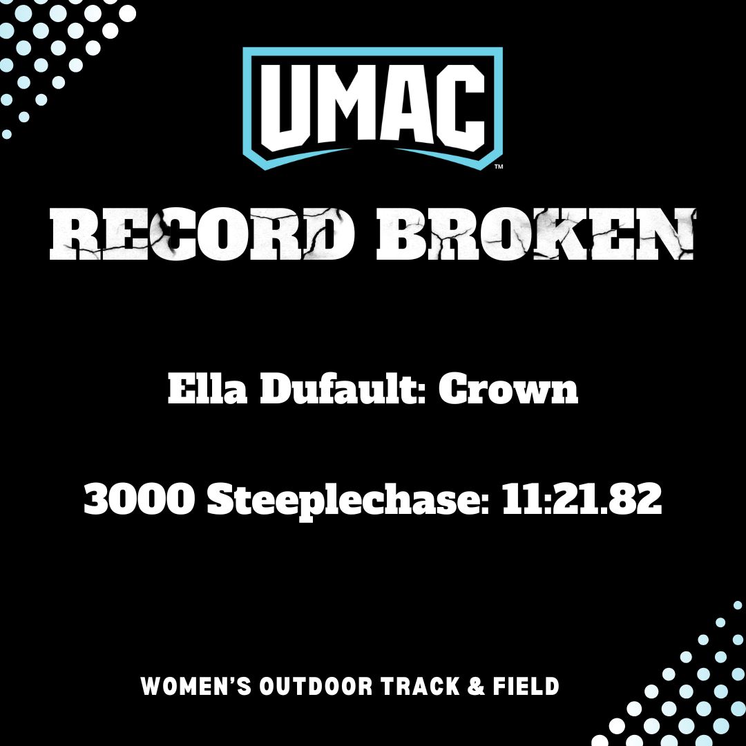umacathletics's tweet photo. 3⃣ UMAC Women's Outdoor Track &amp; Field Championships record were set today! 🔥👏 https://t.co/XALxgvpNVL