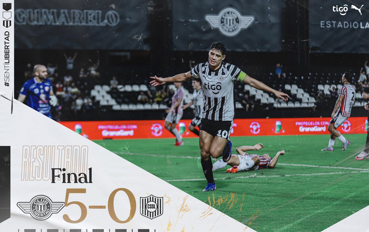 ➡️ FECHA 19 || TORNEO APERTURA

🕥 ¡Final de encuentro!

#LIBERTAD 5-0 Spvo. San Lorenzo 

#VamosGUMA