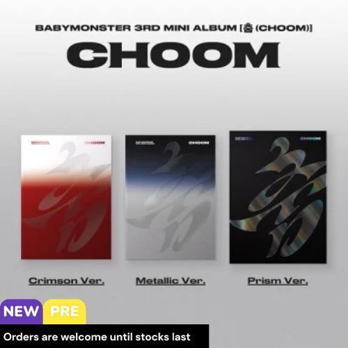 hanulservices's tweet image. [PRE-ORDER] 🛒
BABYMONSTER - 3rd Mini Album [CHOOM] 
📅 RD: 2026-05-04 
💸 1 ea+ : P855 
🔥 4 ea+ : P740 (Bulk rate!)

🚚 Sea (PH) | Air (PH &amp;amp; Intl)
📦 Direct Shipment | No need consol

​📝 Order : hanulservices.com/services/of
💬 Help : hanulservices.com/cs-talk

#wts #lfb #ph #go