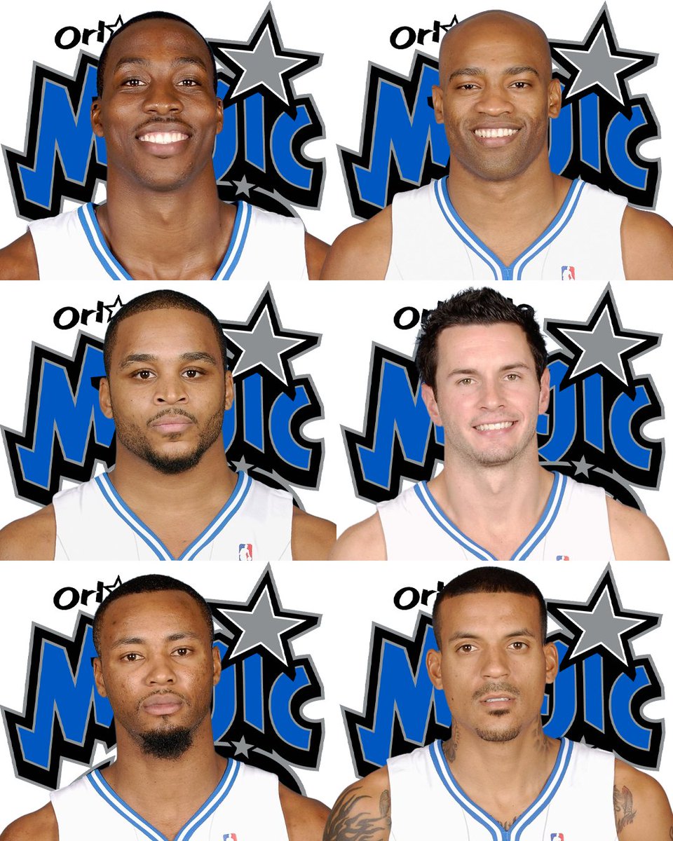 This is what the Orlando Magic looked like the last time they won a series in the NBA Playoffs (2010)